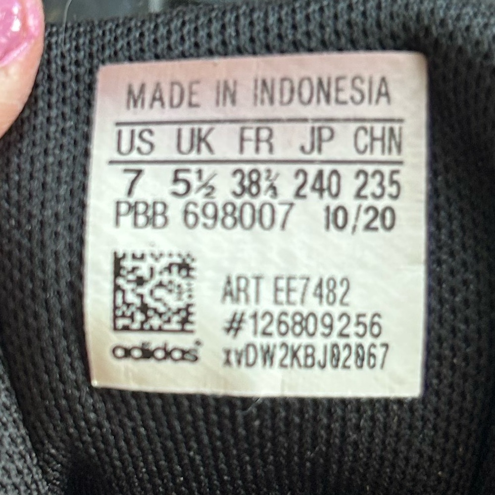 Adidas Logo Stripe Grand Court Sneakers Blokette Trainers Sporty Black Leather 7 - Picture 11 of 12